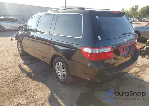 2007 Honda Odyssey Ex-L from USA, damaged, VIN 5FNRL38747B123409